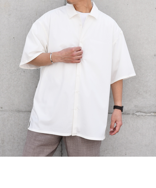 SHIPS any: バンブー レーヨン ルーズ ハーフスリーブ シャツ ［BRIOS］◇