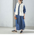 〈手洗い可能〉ランダム ピンタック デニム ワンピース 24SS ◇