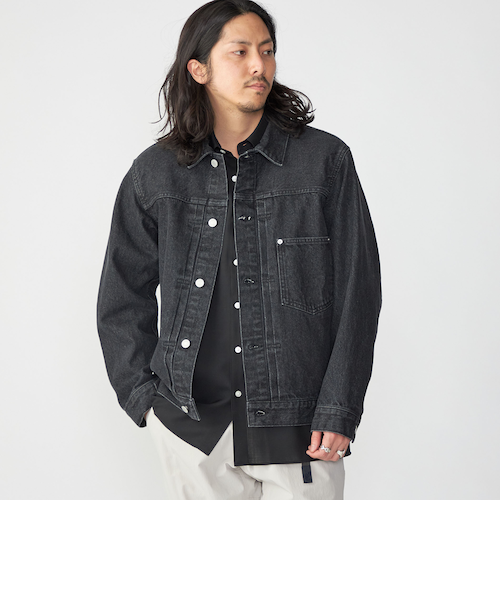 SHIPS: 〈セットアップ対応〉13.5oz リラックス デニム トラッカー