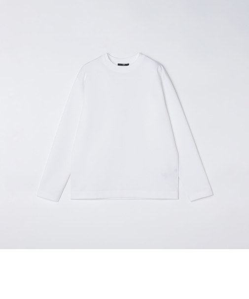 SHIPS:  ハイゲージ クルーネック ダンボールニット 長袖Tシャツ