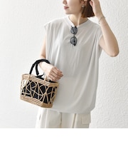 SHIPS any:〈洗濯機可能〉ショルダータック フレンチ ルーズ TEE