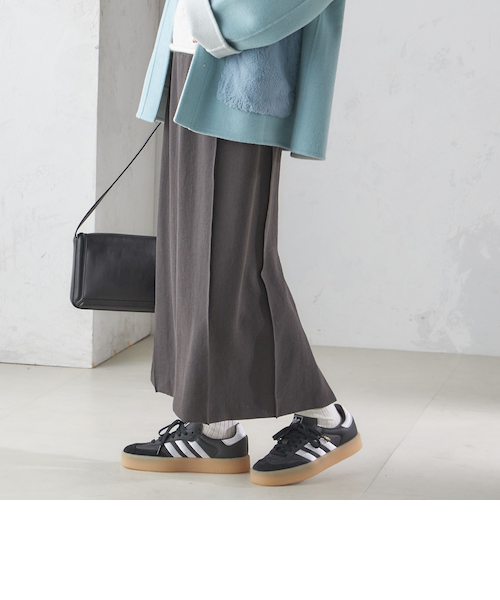 シップス（SHIPS）/〈手洗い可能〉ジョーゼット ピンタック タイト スカート 手洗い可能〉ジョーゼット ピンタック タイト スカート｜シップス