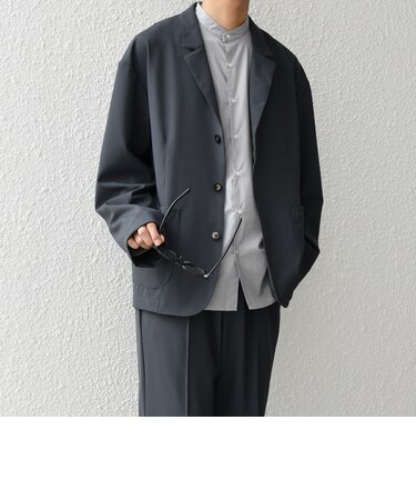 SHIPS any: 〈洗濯機可能〉ストレッチ ナイロン リラックス ジャケット (セットアップ対応)◇