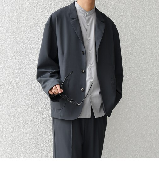 SHIPS any: 〈洗濯機可能〉ストレッチ ナイロン リラックス ジャケット (セットアップ対応)◇