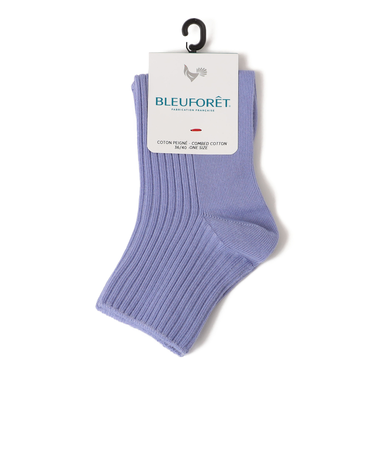 BLEUFORET:カラー リブ ソックス