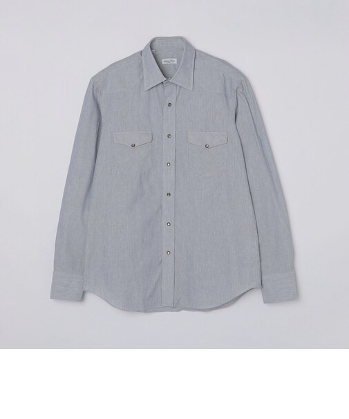 salvatore piccolo: ウエスタン ピンストライプ シャツ