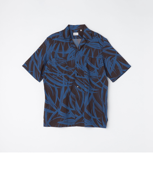 BAGUTTA 幾何学模様 半袖シャツ BAGUTTA: プリント モチーフ 半袖 シャツ｜シップス