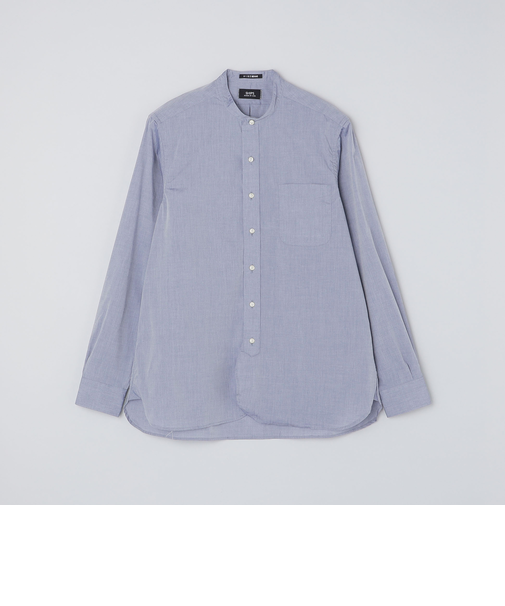 【SHIPS別注】IKE BEHAR: ハイカウント バンドカラーシャツ