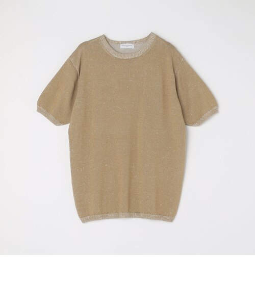 SHIPS別注】Rencontrant: リネン クルーネック ニットTシャツ 