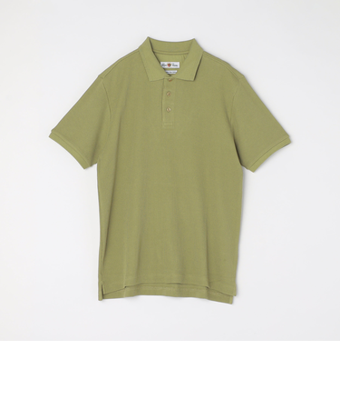 ALAN PAINE: ワッフルテクスチャーポロシャツ