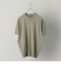ALAN PAINE : コットン/シルク/ウール クルーネック半袖Tシャツ