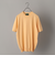 ALAN PAINE : コットン/シルク/ウール クルーネック半袖Tシャツ