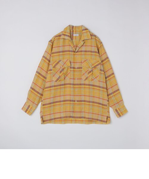 SHIPS別注】Errico Formicola: マドラス チェック オープンカラー