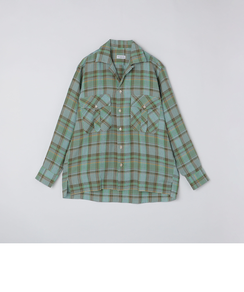 SHIPS別注】Errico Formicola: マドラス チェック オープンカラー