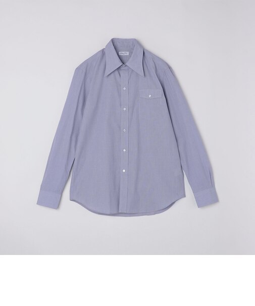 【SHIPS別注】Salvatore Piccolo: マイクロチェック レギュラーカラー シャツ