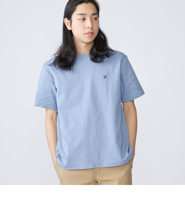 【WEB限定】SHIPS:〈接触冷感・吸水速乾等〉STORATECH(TM）ワンポイントロゴ スムース Tシャツ