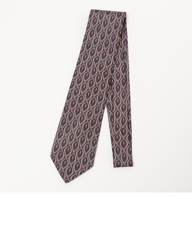 SHIPS: ラグジュアリー プリント モチーフ ネクタイ