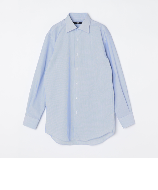 SHIPS Colors:Deo-Papi(R) ピンストライプ ワイドカラー ドレスシャツ