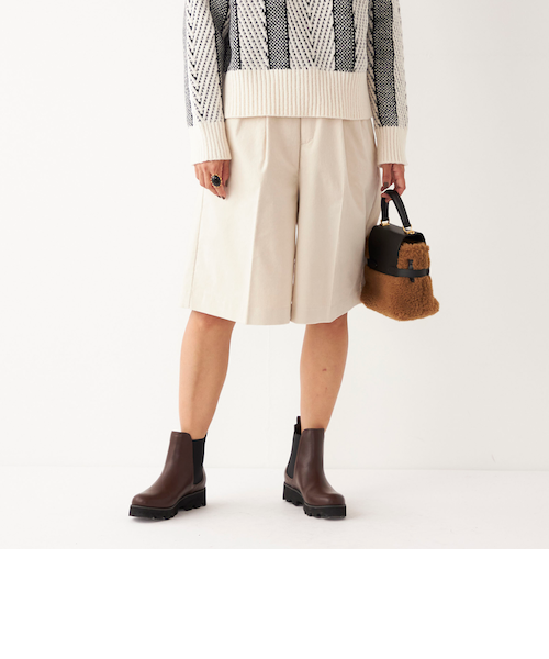 SHIPS Colors:〈洗濯機可能〉ストレッチ コーデュロイ キュロット