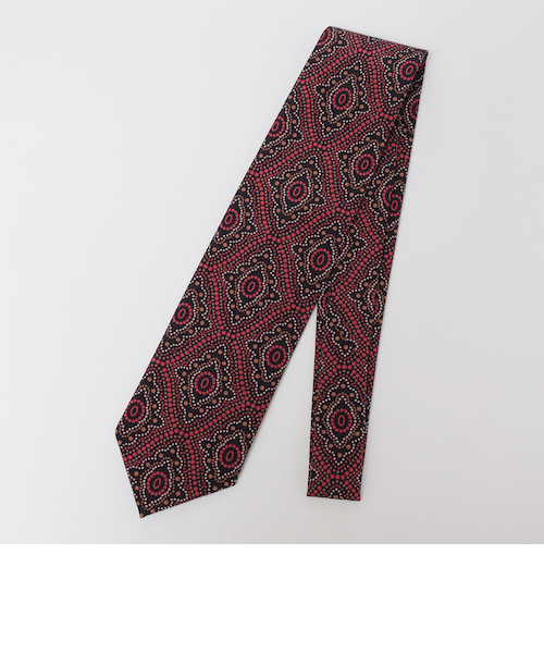 シップス（SHIPS）/【SHIPS別注】Stefano Cau: バティック リーフ プリント ネクタイ SHIPS別注】Stefano Cau: バティック リーフ プリント ネクタイ
