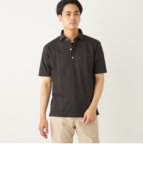 SHIPS Colors:〈洗濯機可能〉カノコ ポロ ショートスリーブ｜シップス