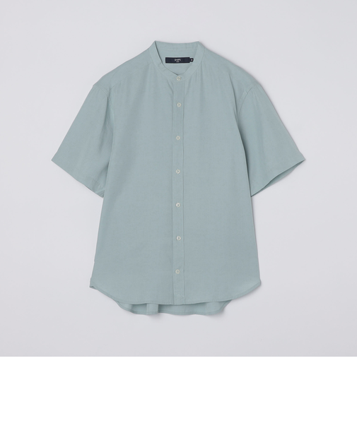 SHIPS Colors:〈洗濯機可能〉バンドカラー ショートスリーブ シャツ