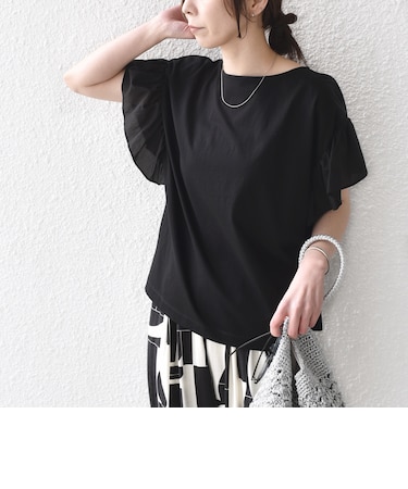 《予約》【WEB限定】SHIPS Colors:〈手洗い可能〉シルケット 天竺 オーバー トップス◆