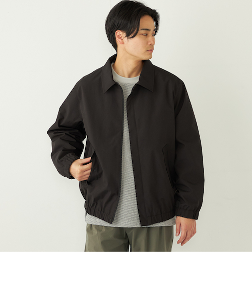 SHIPS Colors:〈洗濯機可能〉ライト ジップ ジャケット｜シップス