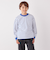 SHIPS any: リンガーネック ボーダー 長袖 ポケット Tシャツ<KIDS>