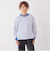 SHIPS any: リンガーネック ボーダー 長袖 ポケット Tシャツ<KIDS>
