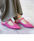 quaranciel: Tストラップ ポインテッド パンプス