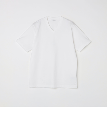 SHIPS: 抗菌・防臭 NANO-FINE(R) コットン Vネック Tシャツ