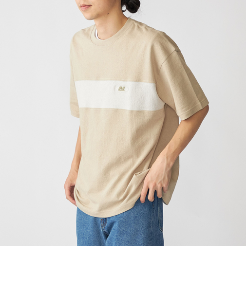 SHIPS: コットン クレープ ワイド クルーネック Tシャツ