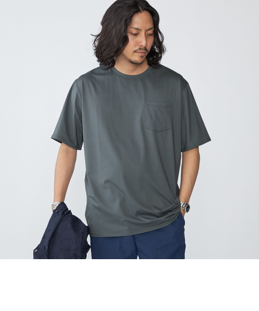 SHIPS:〈吸水速乾〉クイックドライ Tシャツ