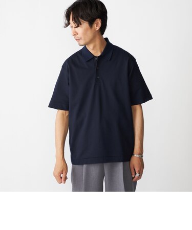 SHIPS: 鹿の子 ニット カラー ポロシャツ