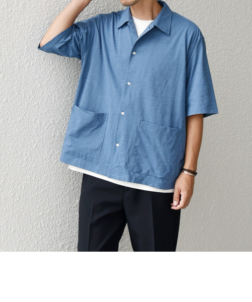 美品 ◆ SHIPS シップス　シャツ　ライトグリーン　コットン　23SS 美品 ◇ SHIPS シップス シャツ ライトグリーン コットン 23SS