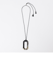 SHIPS: HORN OCTAGONAL NECKLACE