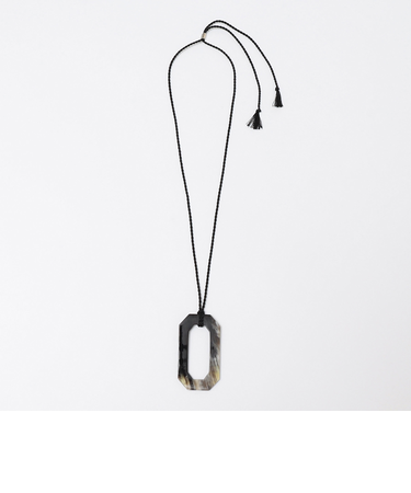 SHIPS: HORN OCTAGONAL NECKLACE