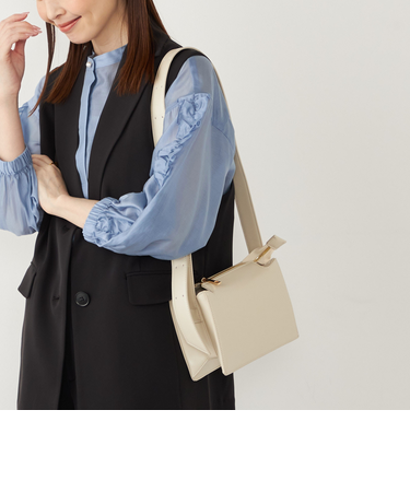 SHIPS Colors:ワイド ショルダー バッグ