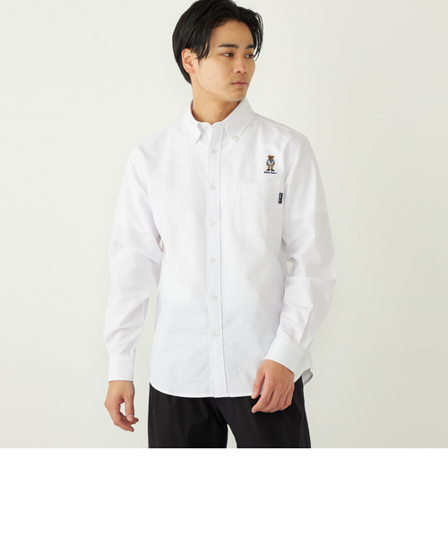 SHIPS Colors: TeddyBear(R) 1ポイント オックス シャツ