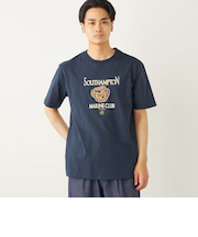 SHIPS Colors:TeddyBear(R) プリント & ステッチ TEE◇