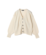 SHIPS Colors〈手洗い可能〉:ペーパーライク Vネック カーディガン