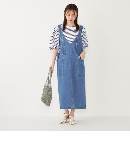 美品　STUDIO D'ARTISAN　ジャンパースカート　デニム　Sサイズ 美品 STUDIO D'ARTISAN ジャンパースカート デニム Sサイズ 綿