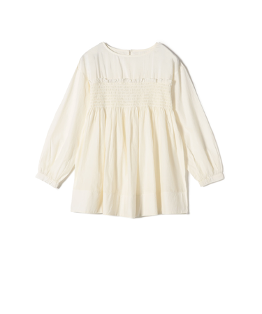 SHIPS Colors:〈手洗い可能〉キュプラ コットン シャーリング チュニック