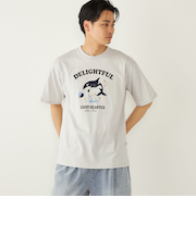 SHIPS Colors: パッチワーク プリント Tシャツ