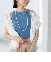 【SHIPS別注】onit:〈洗濯機可能〉アメリカンスリーブ タンクトップ