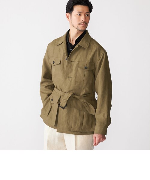 SHIPS: LES LESTON リネン サファリ ジャケット｜シップス