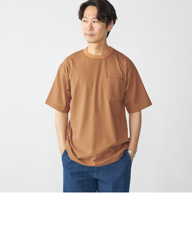 SHIPS: マイクロ ボーダー リンガー Tシャツ