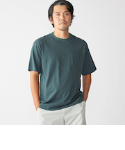 SHIPS: マイクロ ボーダー リンガー Tシャツ