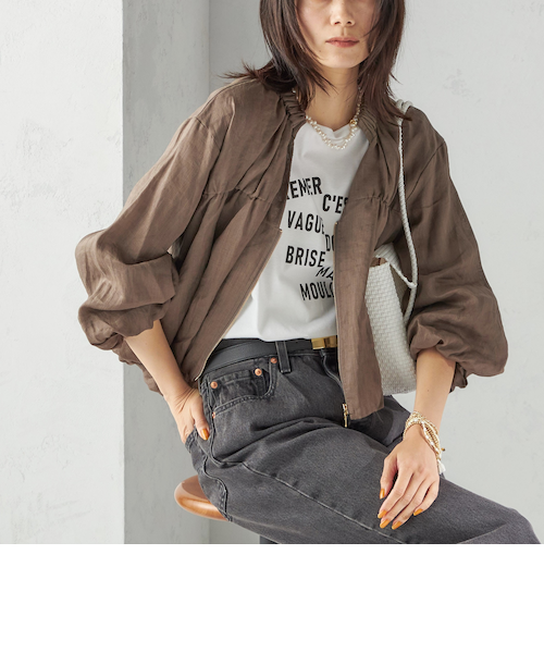 ウールライク ショートジップブルゾン｜ユナイテッドアローズ